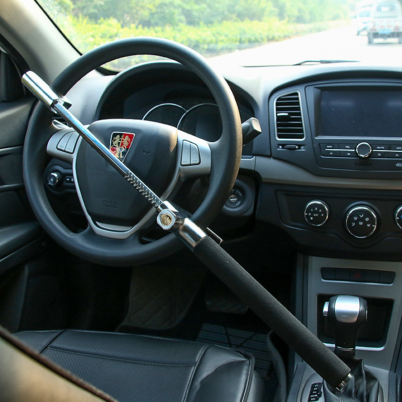 Car UShaped Steering Wheel Lock Vehicle AntiTheft Lock Adjustable Retractable SelfDefense Car Safety Lock Broken Window