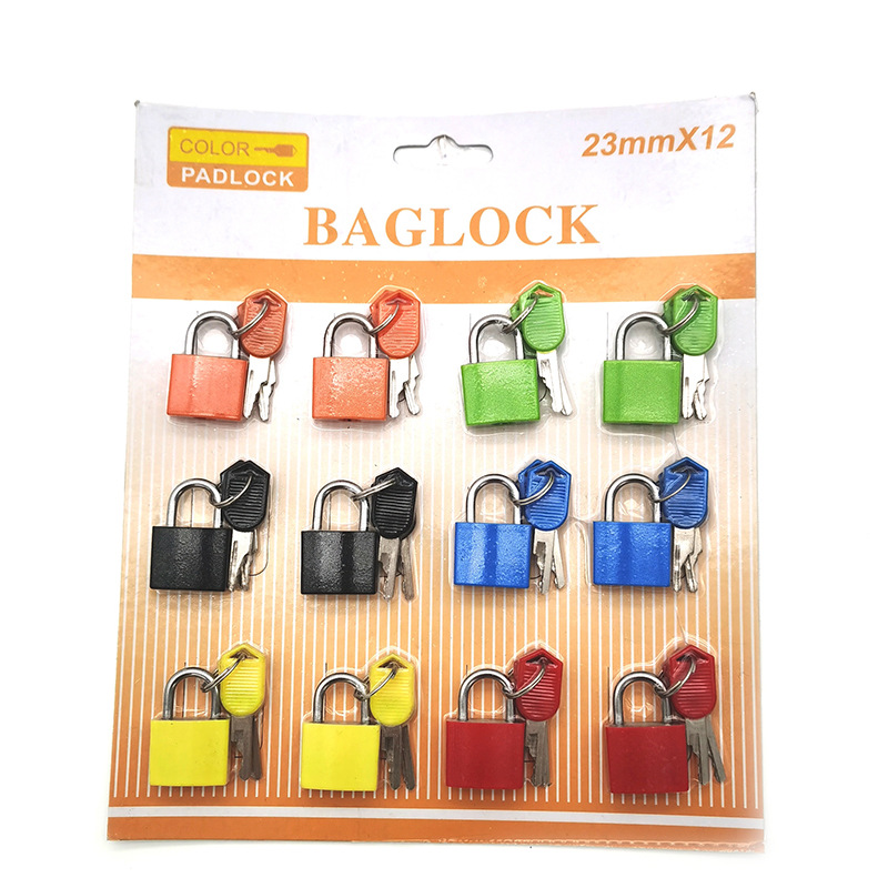 Lock Padlock Iron Padlock Color Lock Shell Lock Color Shell Lock Small Lock Mini Lock Student Bedroom Dormitory Lock