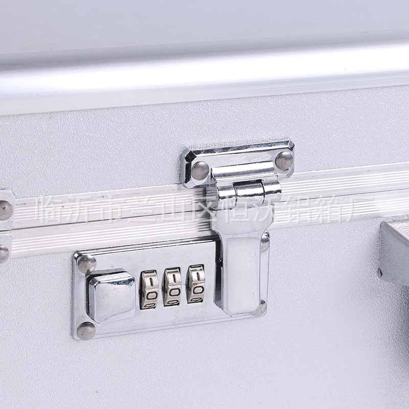 Aluminum Alloy Combination Lock Suitcase Storage Box Device Aluminum Toolbox Aluminum Case in Stock Wholesale