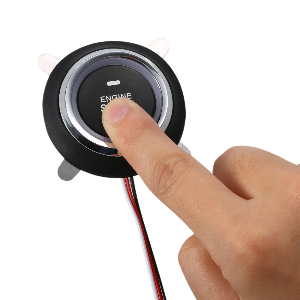 Push Start Stop Button One-Click Start with Hidden Lock Function Sensing Recognition Distance 3 ~ 5cm