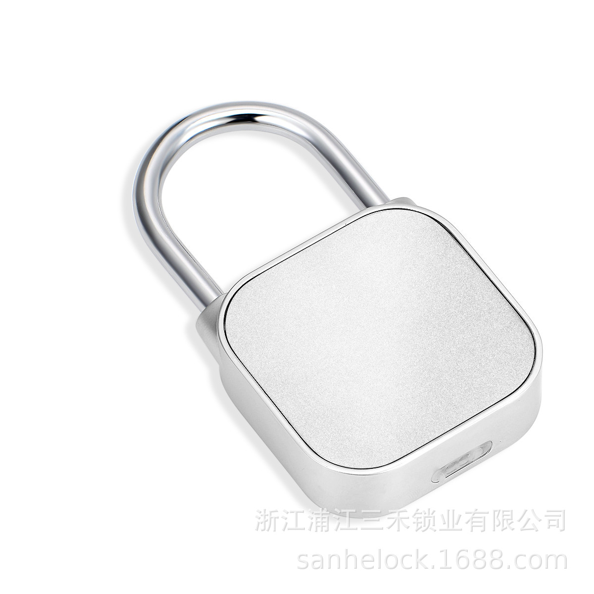 Factory Direct Supply Rechargeable Fingerprint Password Lock Zinc Alloy Lock High-Tech Bluetooth Padlock
