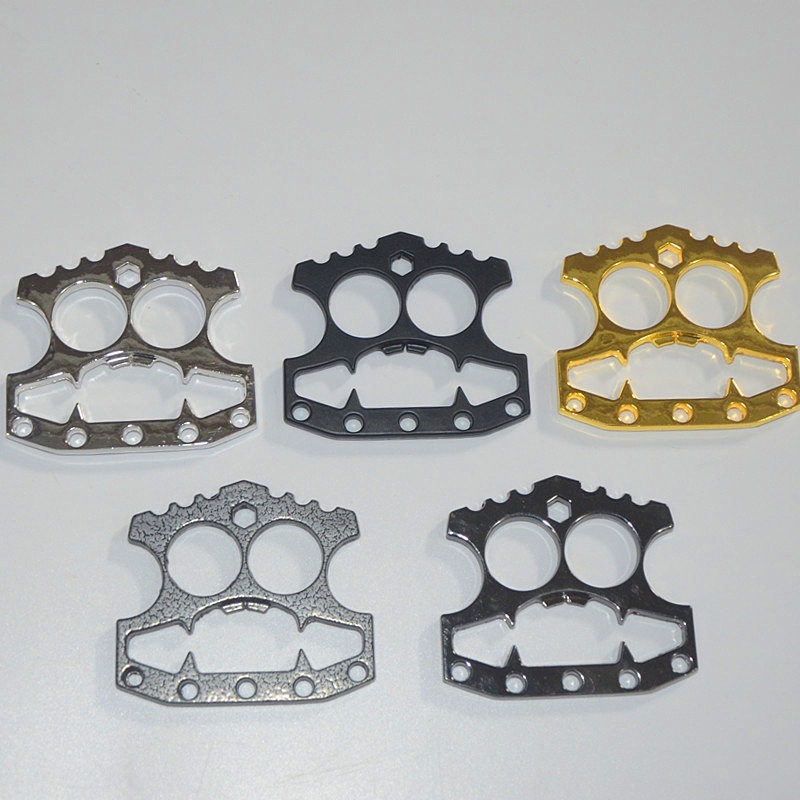 Mg Cute Skull Bottle Opener Window Breaker SelfDefense Finger Lock Keychain Brass Knuckle Car Emergency Window Breaker