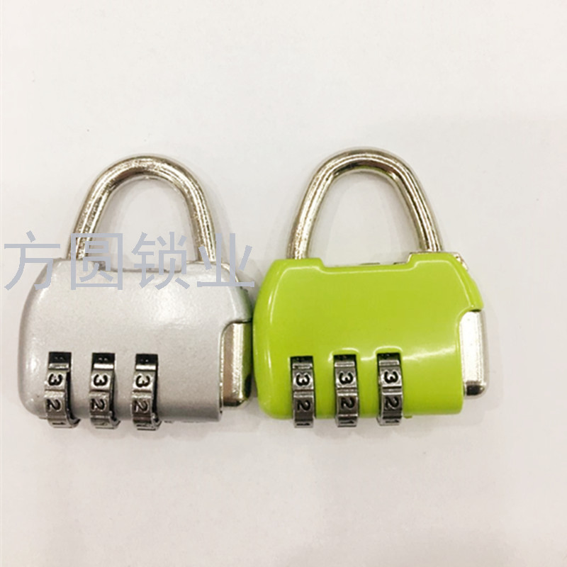 Fangyuan lock small password lock backpack anti-theft lock color password padlock gym cabinet lock