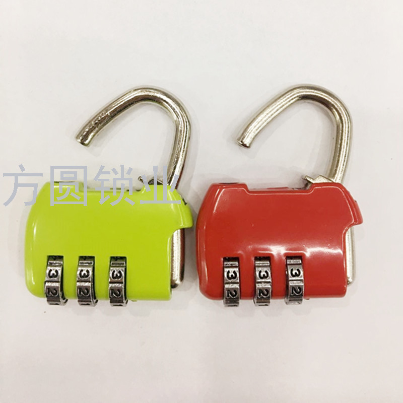 Fangyuan lock small password lock backpack anti-theft lock color password padlock gym cabinet lock