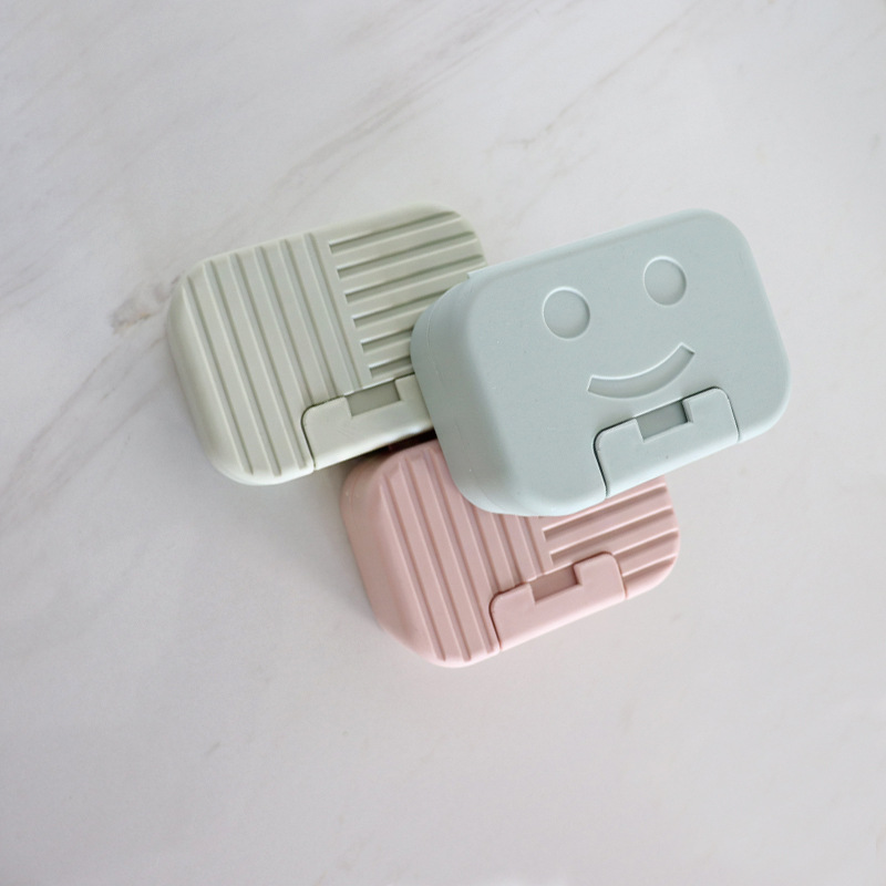 Sealed and covered soap box Travel lock soap box Toilet soap holder bathroom waterproof creative soap holder