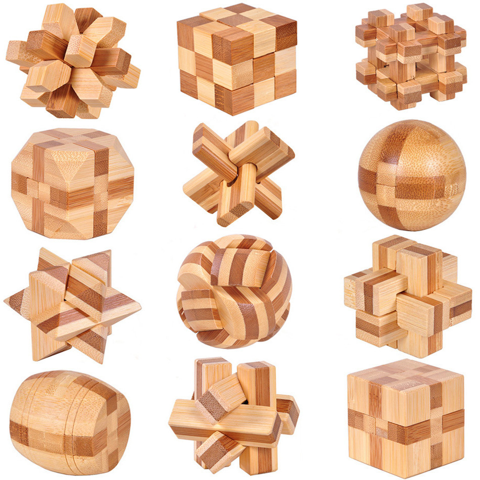 Fancy Toy Burr Puzzle Burr Puzzle Ball Jigsaw Puzzle Cube Lock Ten Tetrahedral Jupiter Tic Tac Toe Cage Barrel Lock