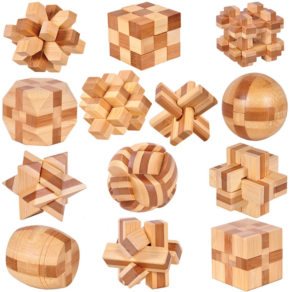 Fancy Toy Burr Puzzle Burr Puzzle Ball Jigsaw Puzzle Cube Lock Ten Tetrahedral Jupiter Tic Tac Toe Cage Barrel Lock