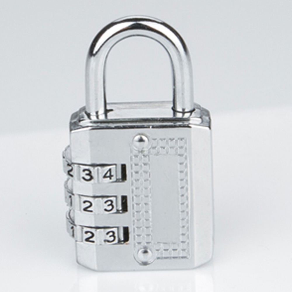 Lock Factory Produces 3-Digit Number Password Lock Luggage Padlock with Password Required High-Grade Alloy Padlock 30mm CH-17C