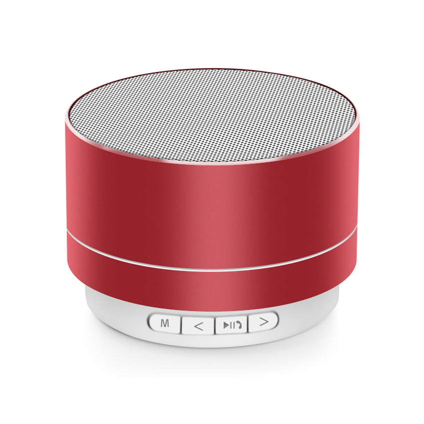 Hot Metal A10 Bluetooth Speaker Wireless Card Small Speaker Mini Lock and Load Spray Gift Enterprise Logo Direct Sales
