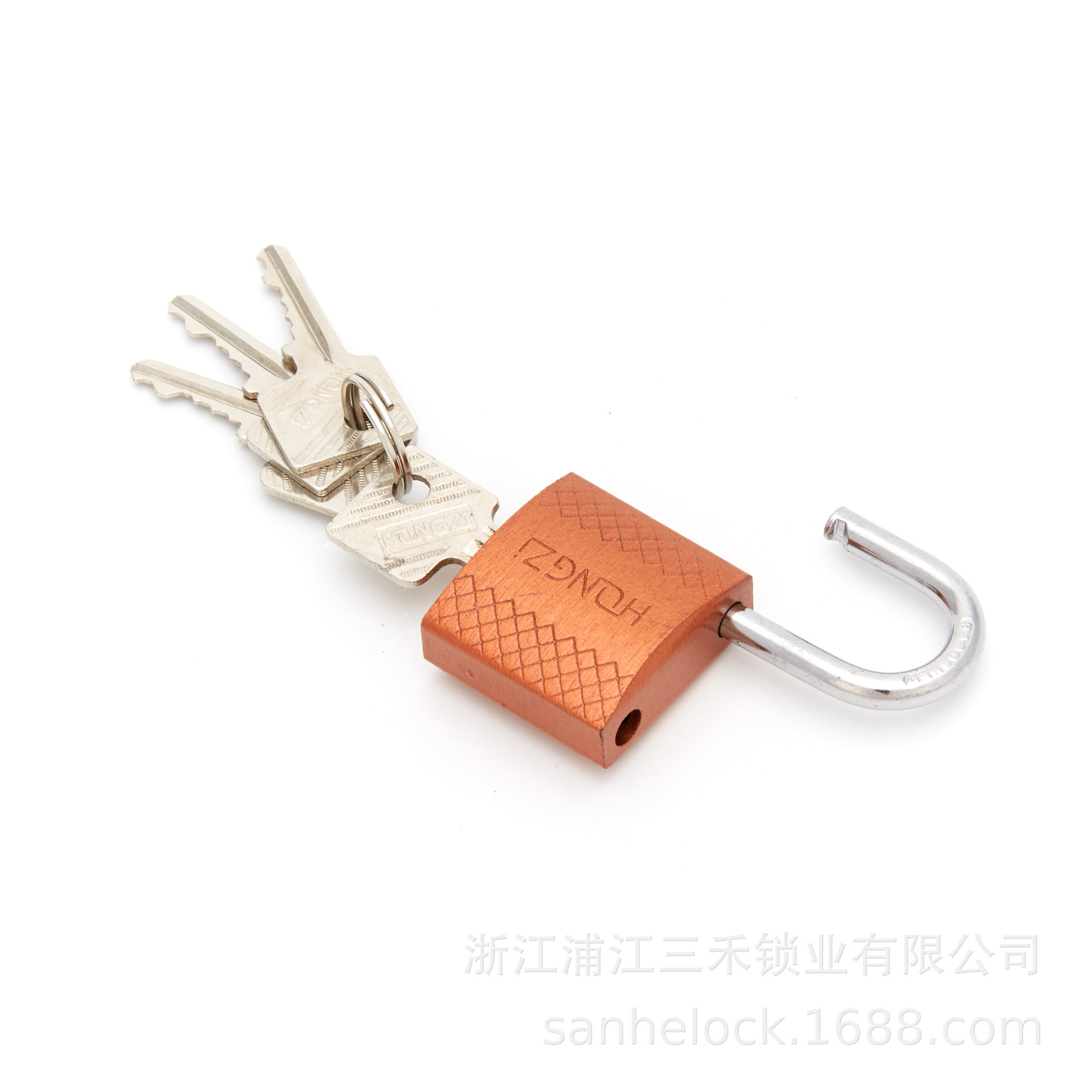 Lock Padlock Iron Padlock Bronze Red Pikestaff Lock Household Cabinet Padlock Dormitory Iron Padlock Open Su