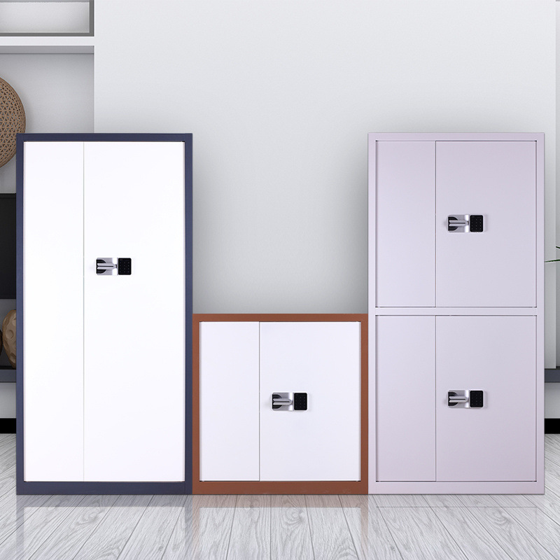 Fingerprint Electronic Password Lock File Cabinet Office Finance File Information Confidential Safe Iron Locker Low Cabinet