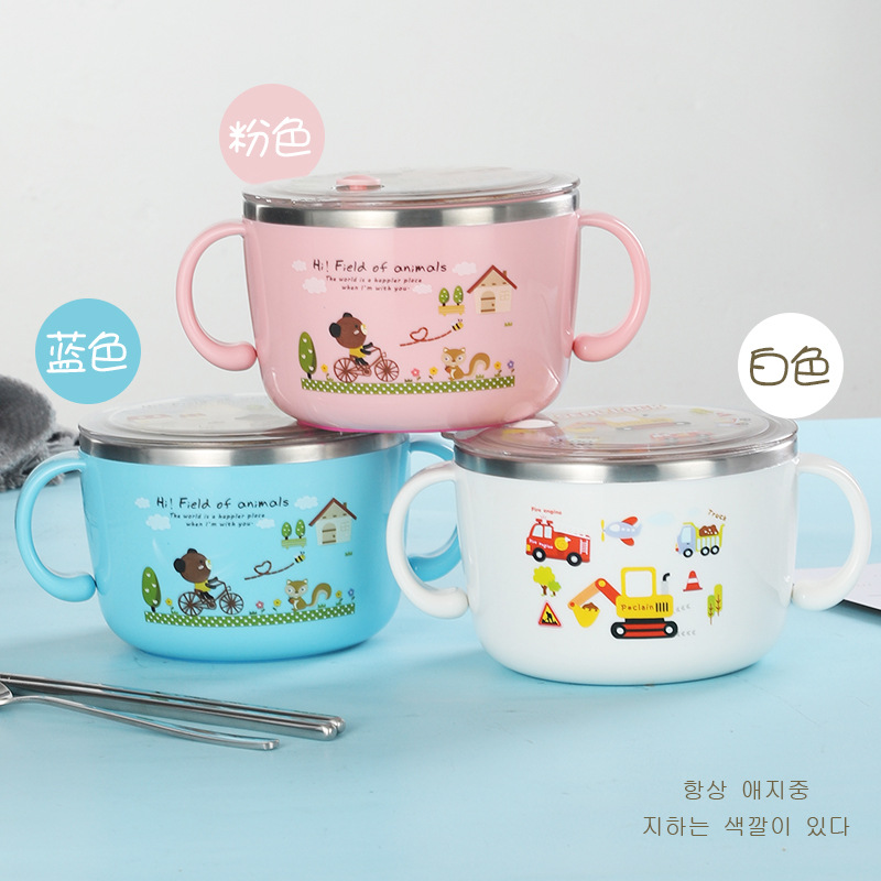 SEAL LOCK 304 stainless steel 600ml large capacity deepened children&#039;s student bento Soup