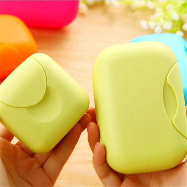 Creative Travel soap Box Waterproof and leakproof soap box with cover and lock soap box
