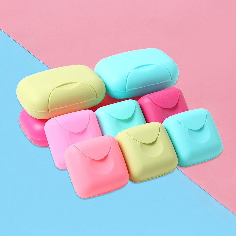Creative Travel soap Box Waterproof and leakproof soap box with cover and lock soap box