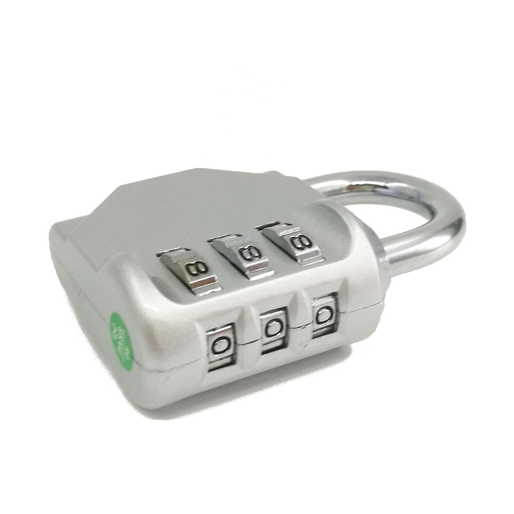 Production Supply 3-Bit Code High Quality Special Offer Metal Password Lock Printable Logo Color Spray Paint CH-603-2