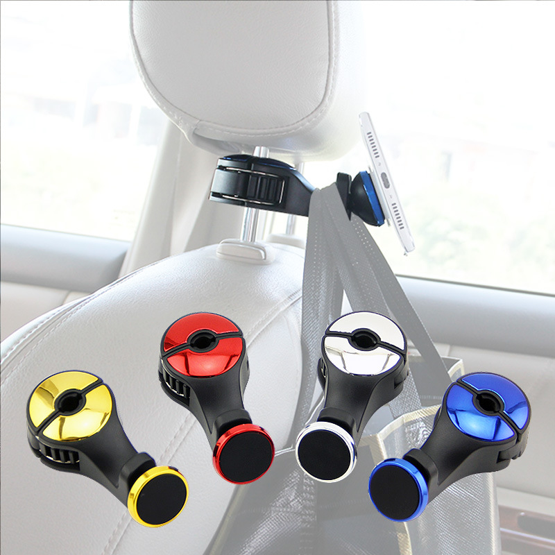Car Hook Magnetic Mobile Phone Holder Locking Hook Cool Car Creativity Multifunctional in-Car Car Supplies