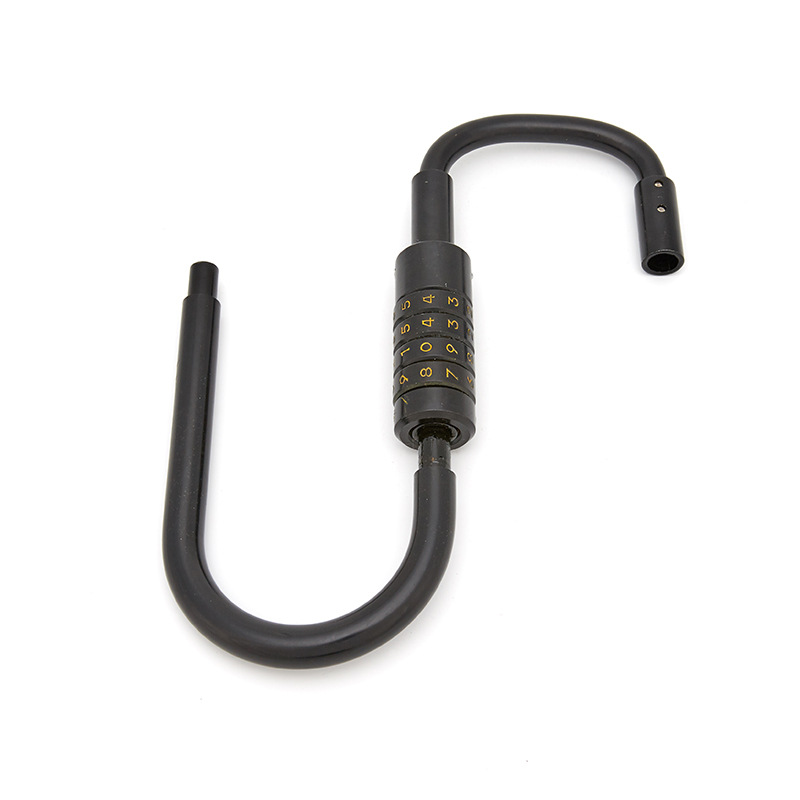 Motorcycle Lock Iron U-Shaped Anti-Theft Password Lock Bicycle External Safety Padlock Waterproof Anti-Rust Password Lock