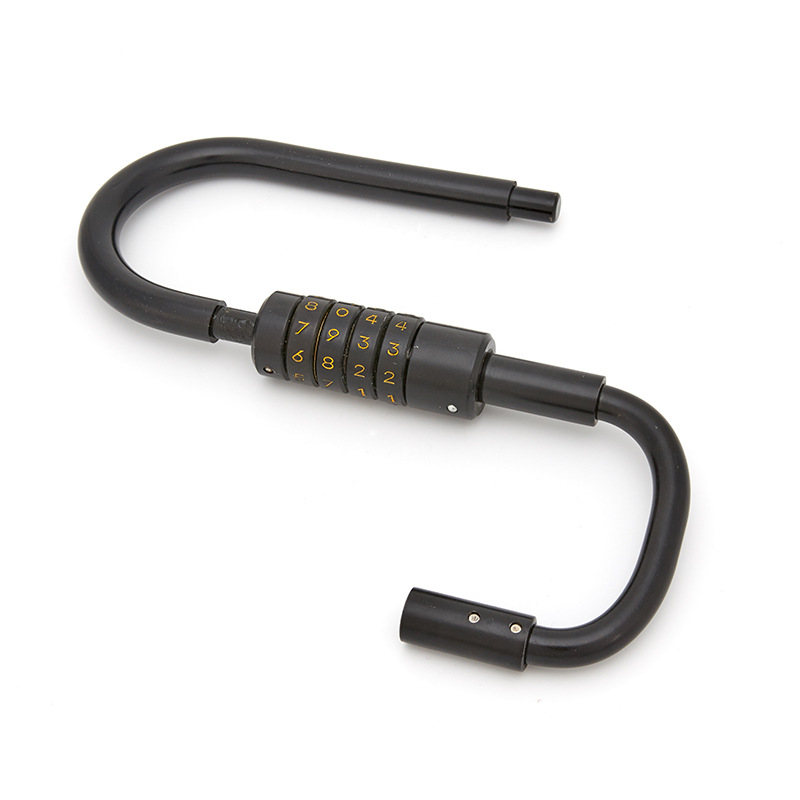 Motorcycle Lock Iron U-Shaped Anti-Theft Password Lock Bicycle External Safety Padlock Waterproof Anti-Rust Password Lock