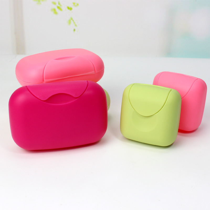 Travel toilet carries a locking covered soap box sealed waterproof size mini hand soap box wash soap box