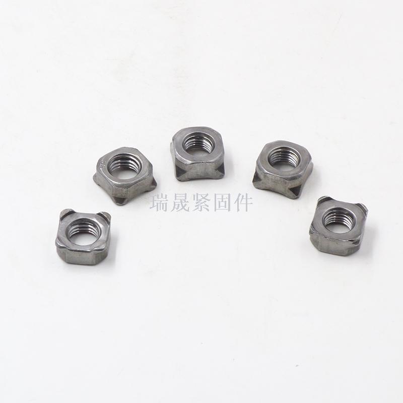 Welded nut foursquare Welded nut galvanized iron nut high strength nut nylon lock nut nut nut nut