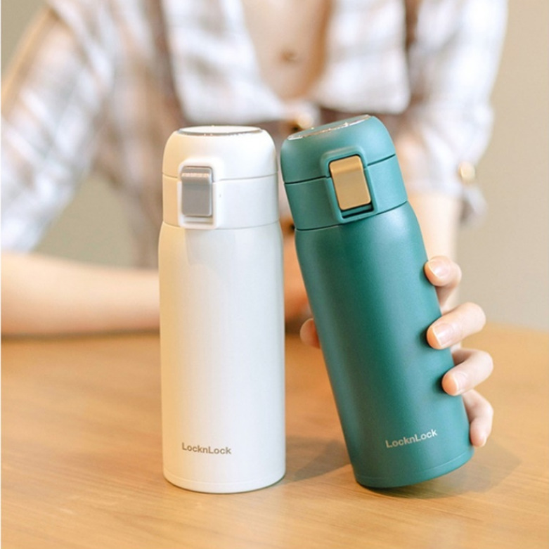 Lock Bounce Vacuum Cup 304 Stainless Steel 350ml Portable Insulation Cup Lhc3254 Business Lettering Gift