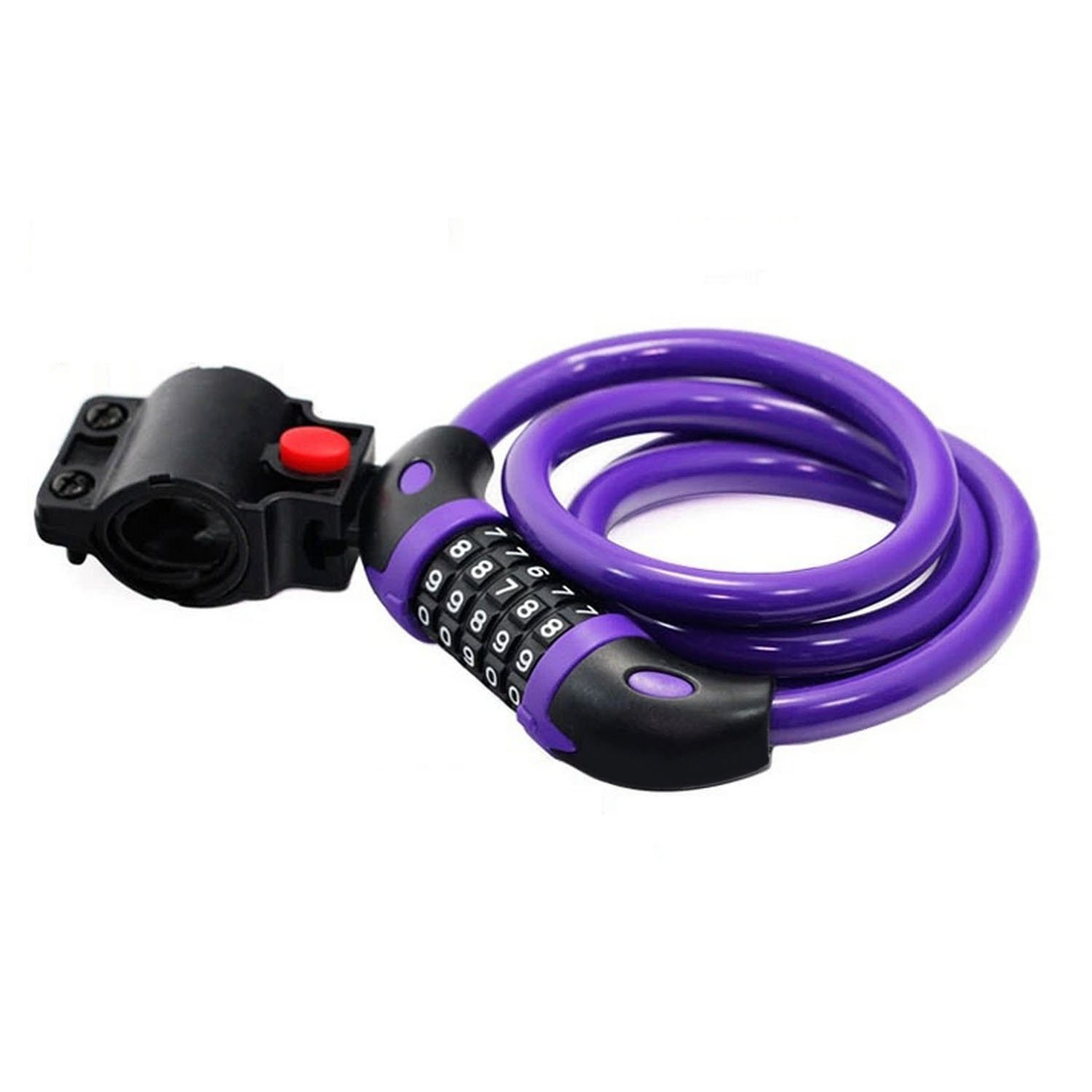 Bicycle Lock Five-Digit Password Lock Mountain Bike Universal Ty566 Wire Lock Cable Lock Bicycle Circular Lock