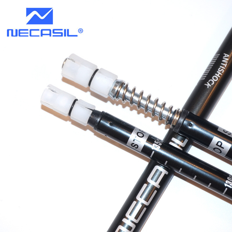Newcaso Three-Section Aluminum Alloy 6061 Straight Handle Climbing Pole Inner Lock Telescopic Shock Absorber G203
