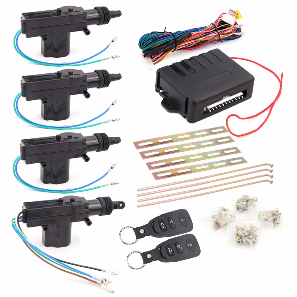 KEYLESS Remotely-Piloted Central Locking with Turn Signal Anti-Theft Device Key-Free Entry AliExpress
