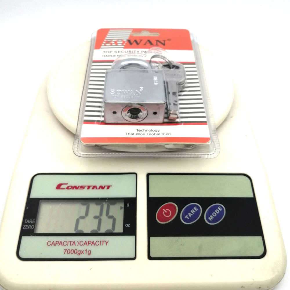 CH-BS40 Copper Plated Brushed 40mm Iron Locks Sowan Square Lock Iron Lock Body Copper Core Copper Sleeve Copper Blade Copper Spacer