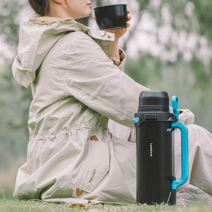 Lock Thermal Pot Lhc1477 Car Outdoor Stainless Steel Large Capacity 2.2L Thermal Insulation Kettle Business Gift