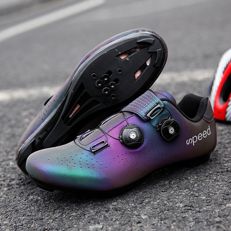 Foreign Trade Dynamic Cycling Shoes New Highway Riding Shoes Professional Bottom Lock Shoes Outdoor Riding Shoes Couple Riding