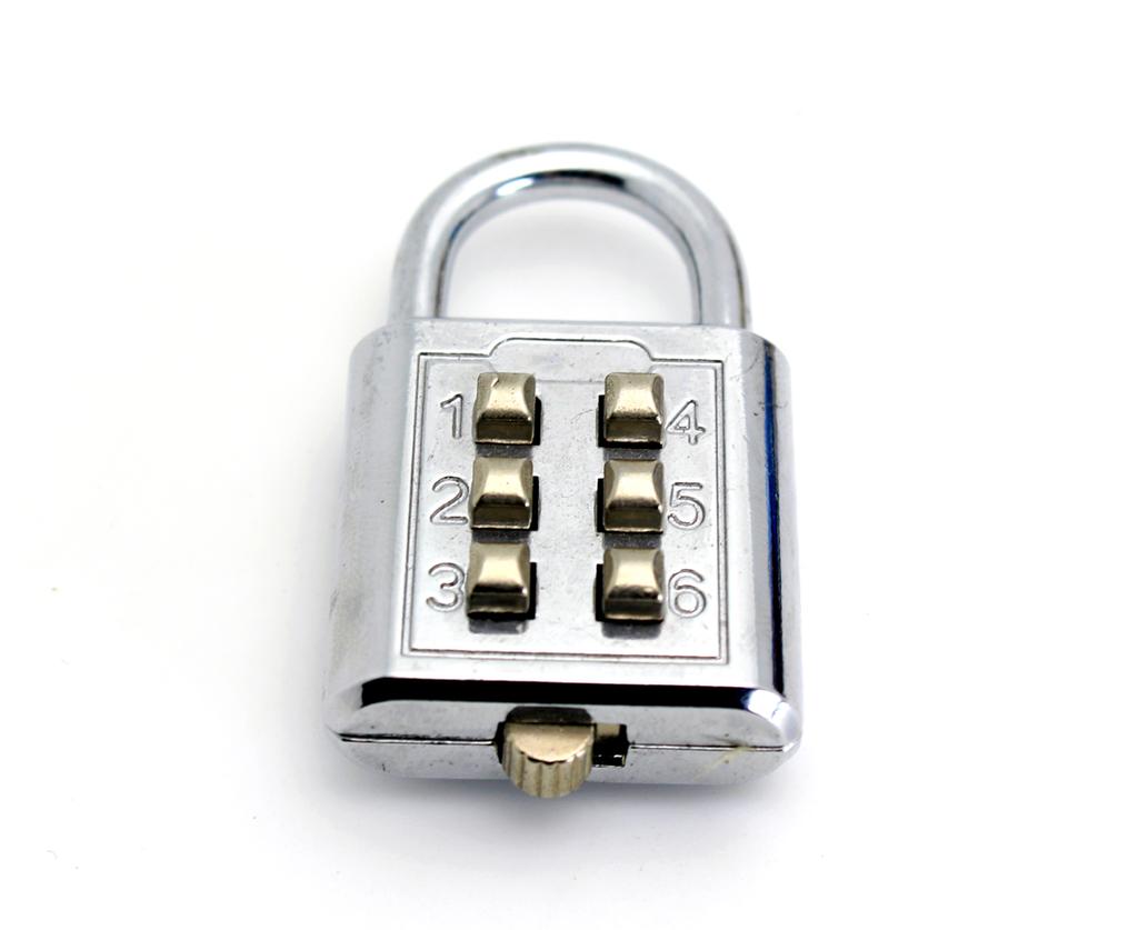 High quality 6 Button Luggage Lock, Combination Padlock,Combination Lock