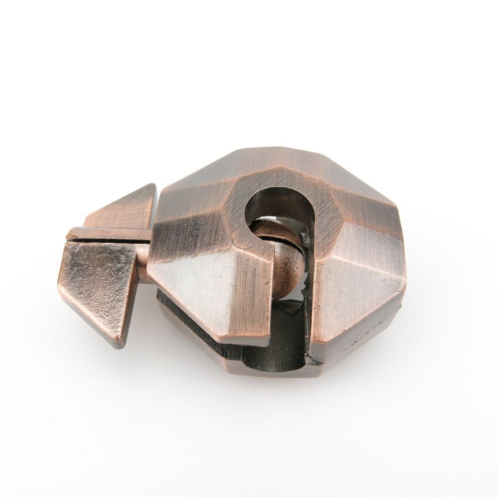 Cross-Border Grenade Lock Flag Zinc Alloy Unlock Ring Unlock Adult Intelligence Knot