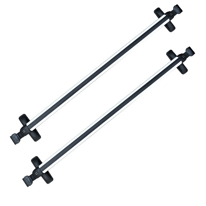 Vehicle Top Holder Luggage Rack Cross Rail Universal Aluminum Shelf with Lock Spotlight Frame Beam Load-Free Punch
