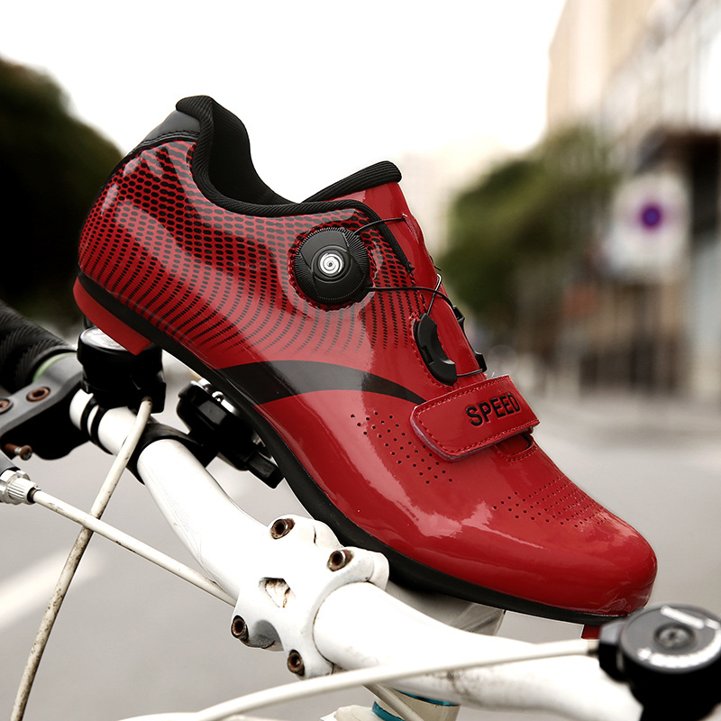 Foreign Trade Large Size Lock-Free Riding Shoes Men&#039;s Help Road Bike Professional Lock Shoes Bike Shoes Mountain Bike Women&#039;s Hard Bottom