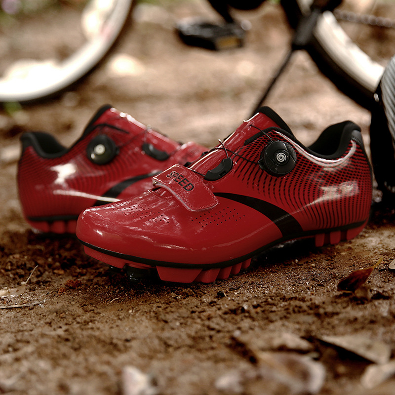 Foreign Trade Large Size Lock-Free Riding Shoes Men&#039;s Help Road Bike Professional Lock Shoes Bike Shoes Mountain Bike Women&#039;s Hard Bottom