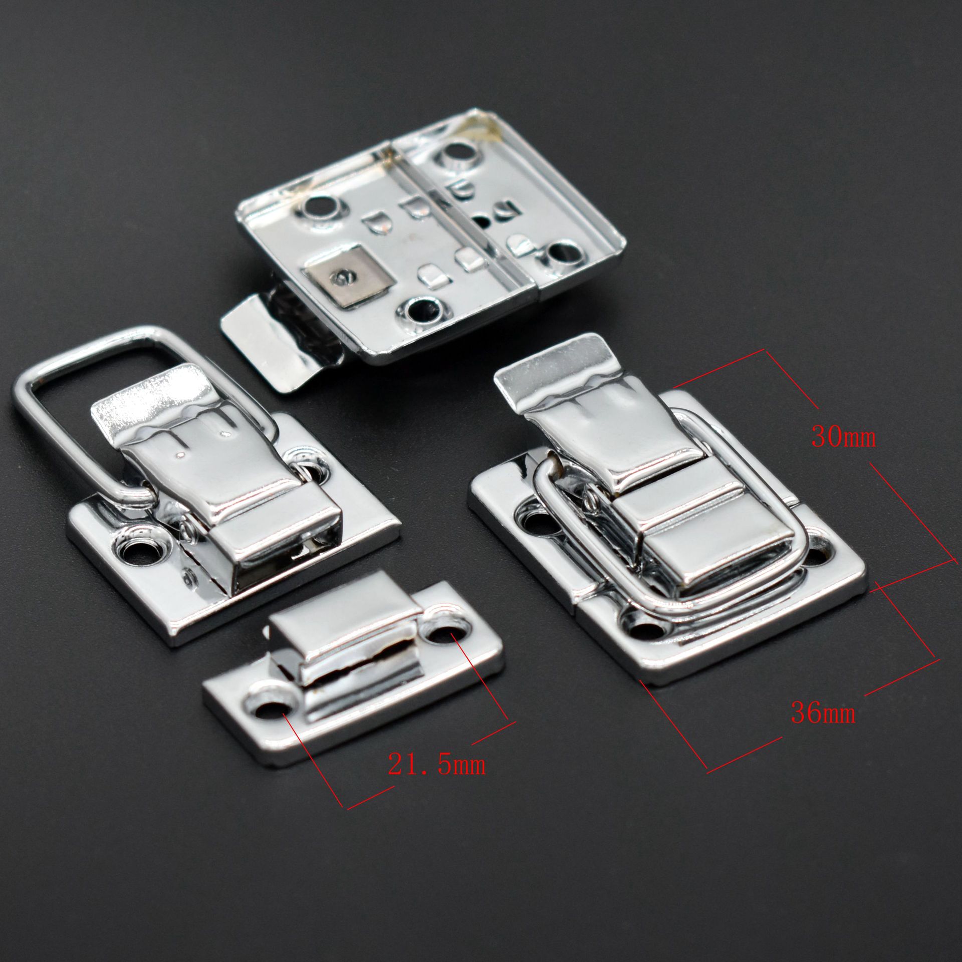 Spot Chrome Color G Small Lock Aluminum Box Part Lock 30 36mm Packing Box Buckle