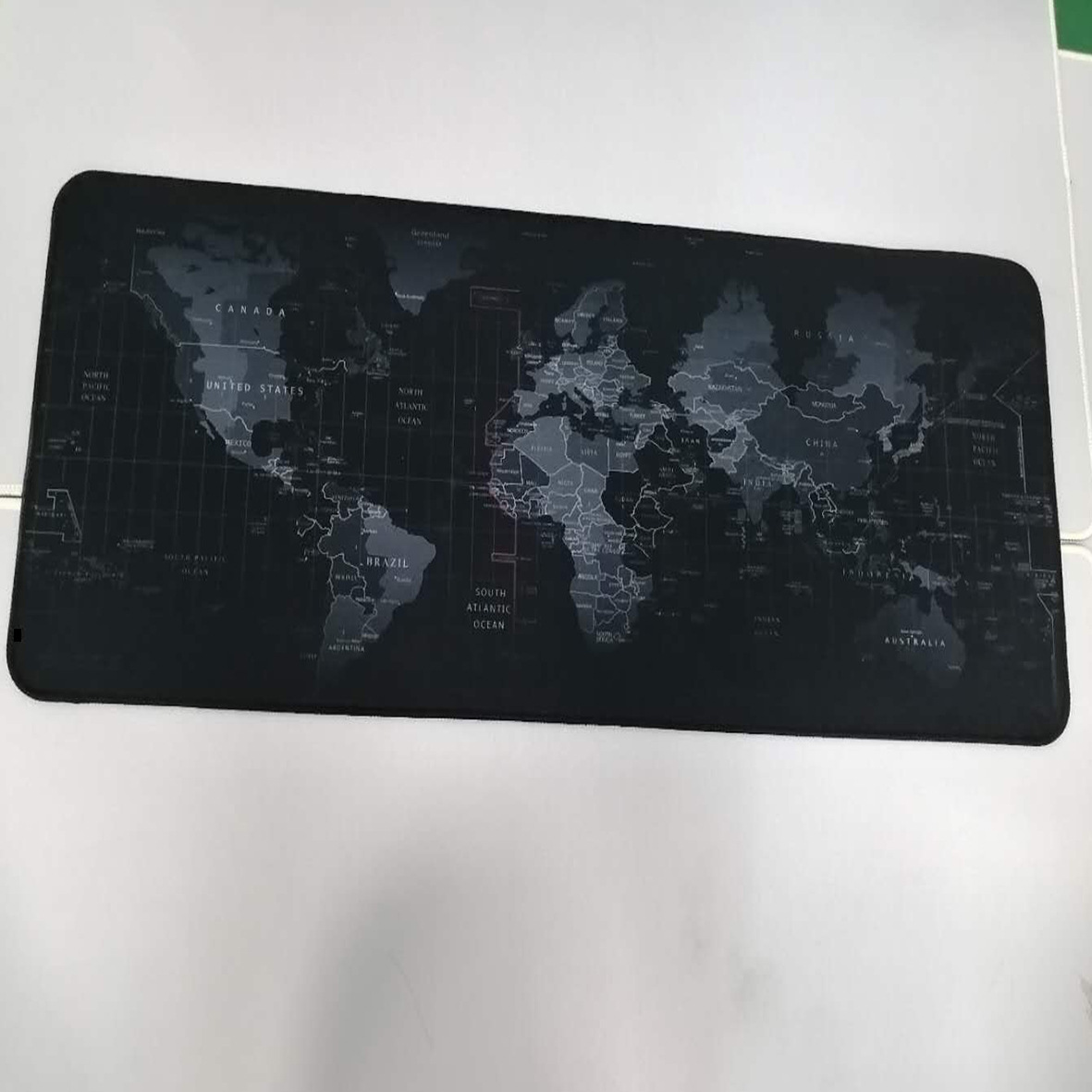 Map Mouse Pad Lock Edge World Map Mouse Pad Large Lock Edge Game Custom Advertising Mouse Pad