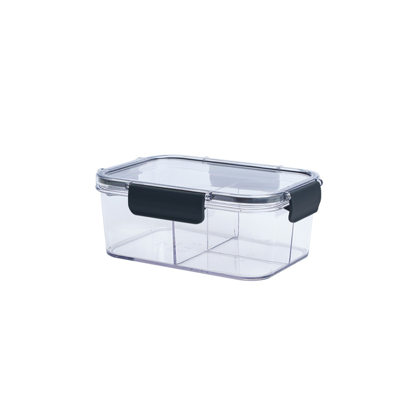 21 Four-Side Lock Refrigerator Sealed Crisper Multifunctional Fruit Food Storage Box Wish Amazon New
