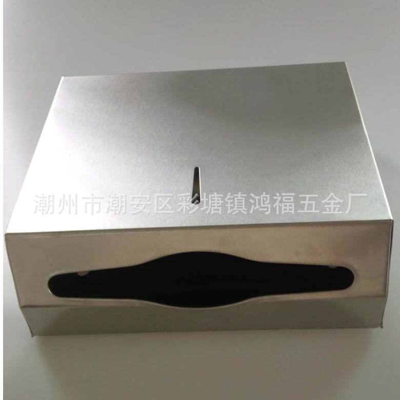 Hotel Supplies Stainless Steel Tissue Box Elegant Waterproof Toilet Tissue Holder with Lock Hand Paper Extraction Box Engineering Bathroom