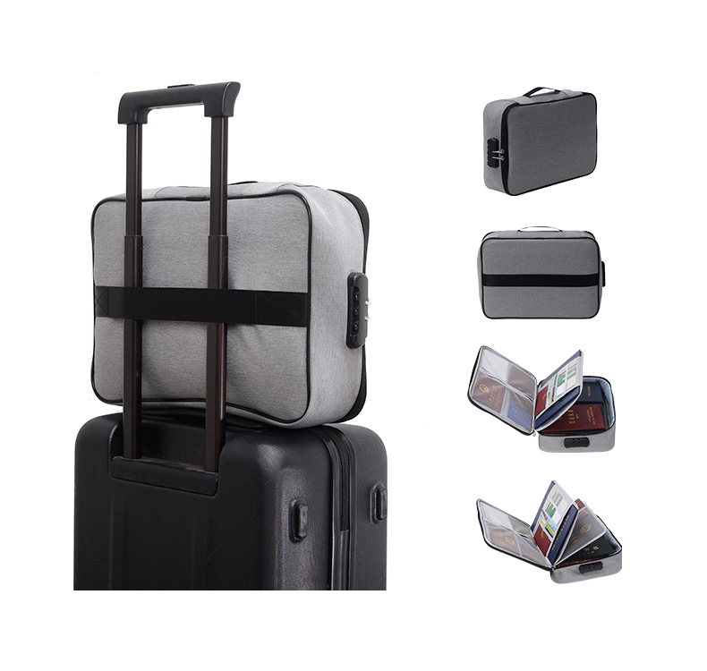 New Large Capacity ID Storage Bag Multifunctional Id Bag with Lock Id Bag Child and Mother Id Bag One Piece Dropshipping