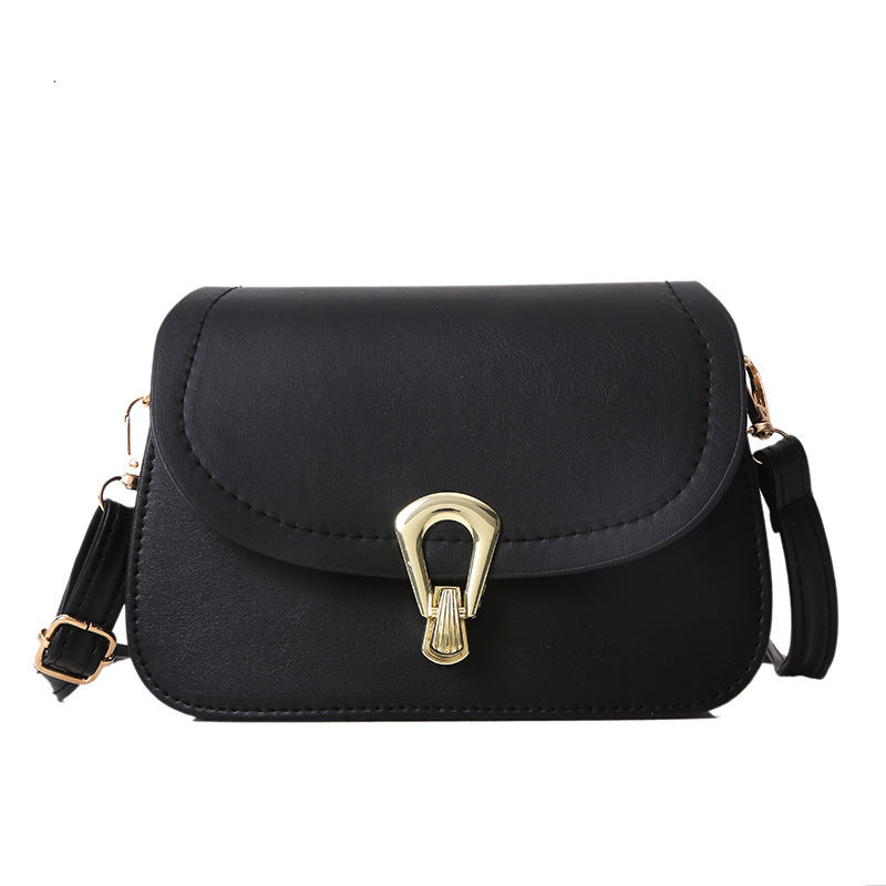 Western Style Women&#039;s Bag Simple Ins Korean Style Personalized Fashion Small Bag Online Red Vintage Crossbody Women&#039;s Bag Twist Lock Bag Women