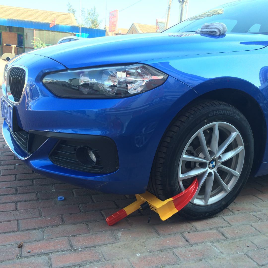 Horn Wheel Lock Small and Medium Car Tire Lock Independent Packaging Car Anti-Theft Lock Open Wheel Lock Manufacturer