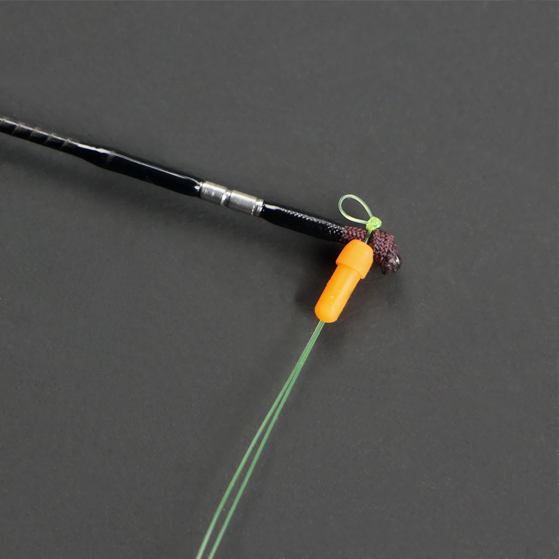 Silicone Top Bean Rod Slightly Locking Bean Lock Line Beans Competitive Anti-Winding T-Type Positioning Space Bean Main Line Group Accessories