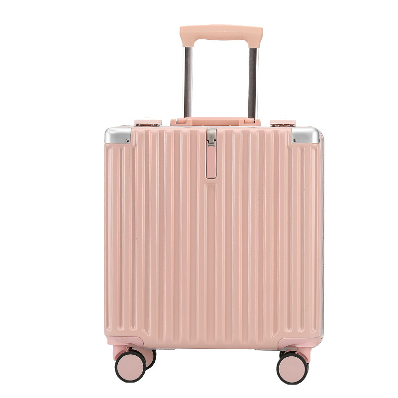 Aluminum Frame Boarding Bag 18-Inch 20 Small Portable Suitcase Men&#039;s and Women&#039;s Japanese Trolley Travel Suitcase with Combination Lock Factory
