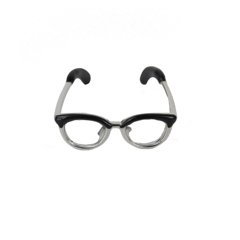Cute Glasses ~ Ins Mori Style in Japan and Korea Girl Open Ring Adjustable Enamel Coloring Ring Finger Lock Little Finger Ring