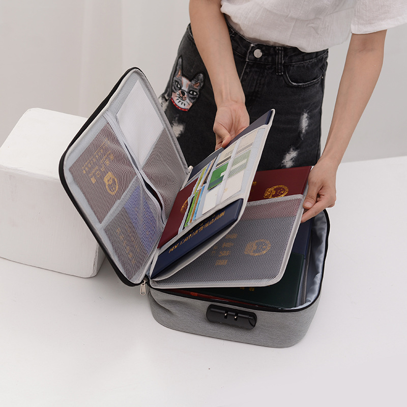 New Large Capacity ID Storage Bag Multifunctional Id Bag with Lock Id Bag Child and Mother Id Bag One Piece Dropshipping
