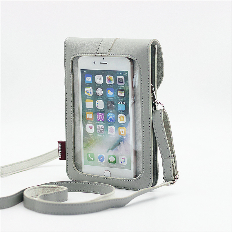 CrossBorder Spot Lock Buckle Crossbody PU Leather Touch Screen Phone Bag CrossBody Women&#039;s Bag Full Free Shipping Kkbags