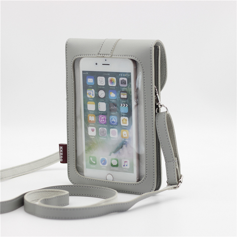 CrossBorder Spot Lock Buckle Crossbody PU Leather Touch Screen Phone Bag CrossBody Women&#039;s Bag Full Free Shipping Kkbags