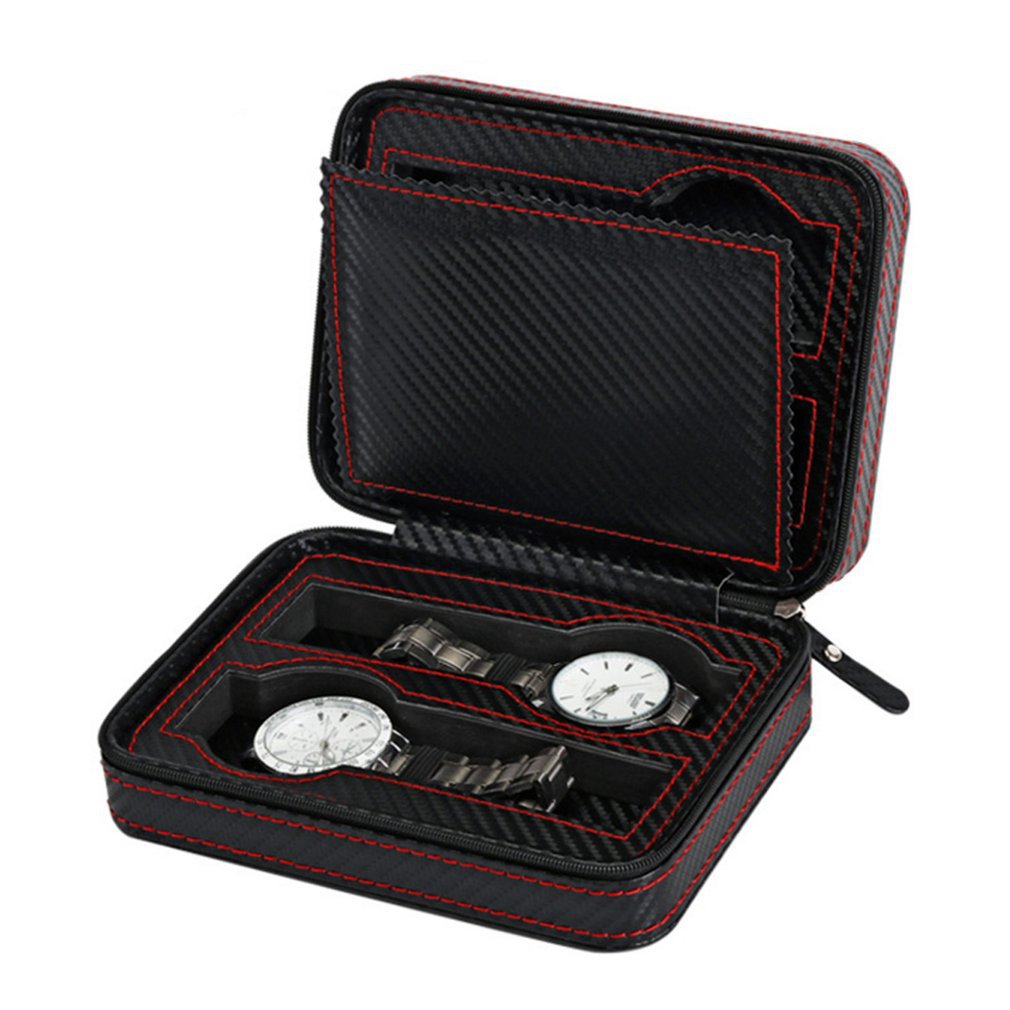 6-Bit 10-Bit 12-Bit Multiple Watch Box Wooden PU Leather Watch Box with Lock Watch Box Storage Display Box